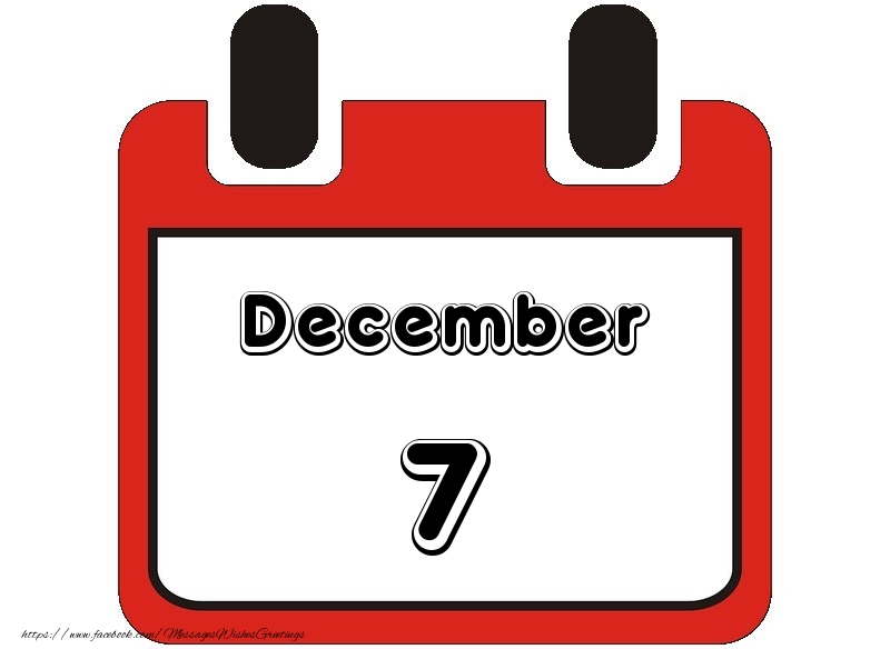 Greetings Cards of 7 December - December 7