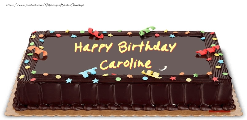 Greetings Cards for Birthday - Happy Birthday Caroline