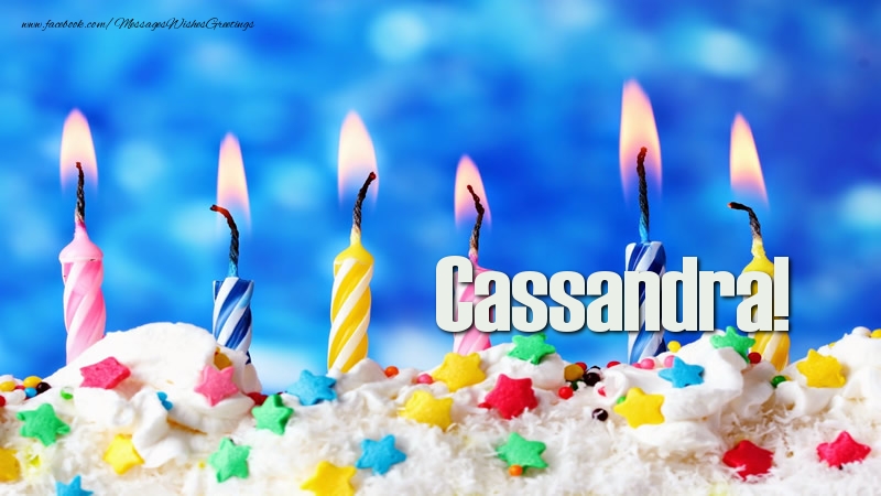 Greetings Cards for Birthday - Champagne | Happy birthday, Cassandra!