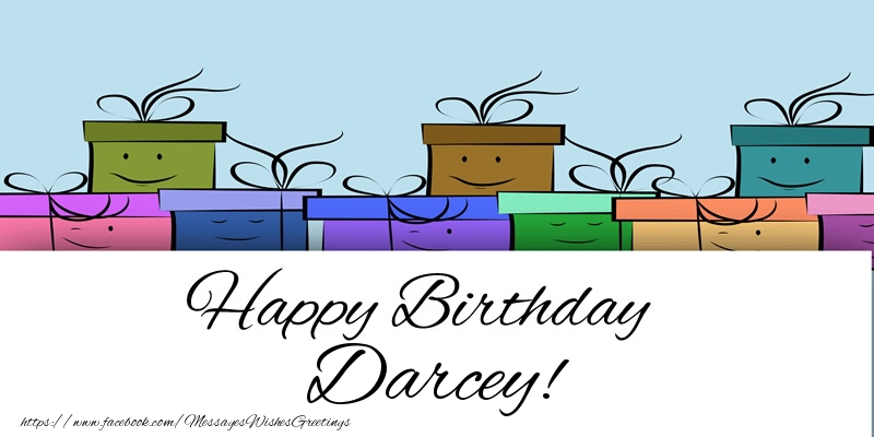  Greetings Cards for Birthday - Gift Box | Happy Birthday Darcey!