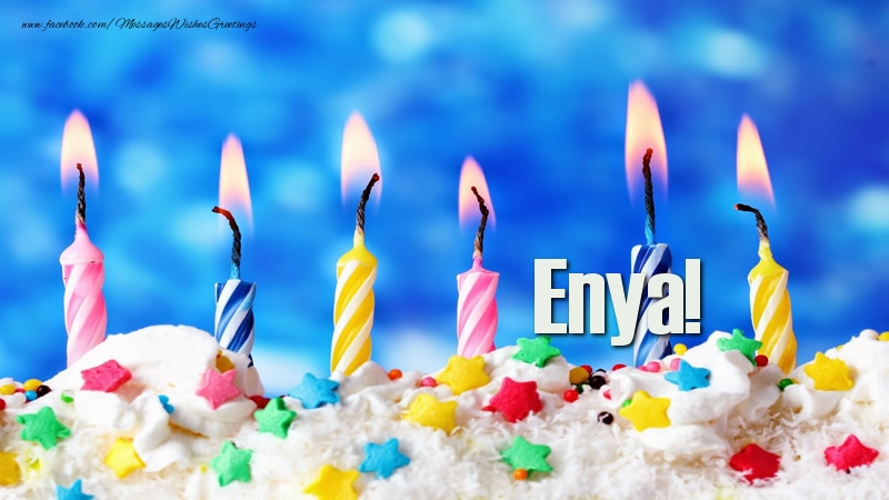 Greetings Cards for Birthday - Happy birthday, Enya!