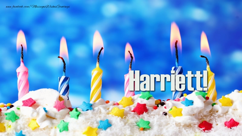 Greetings Cards for Birthday - Happy birthday, Harriett!