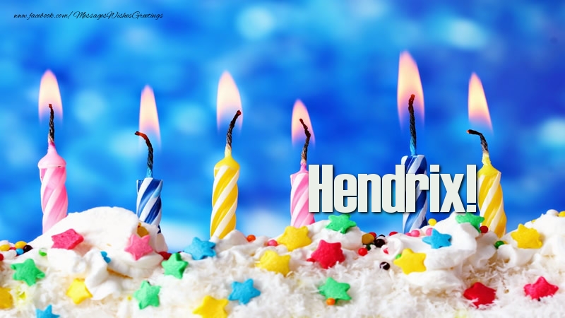 Greetings Cards for Birthday - Happy birthday, Hendrix!