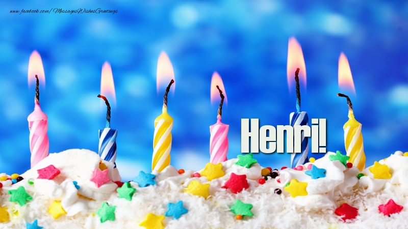 Greetings Cards for Birthday - Happy birthday, Henri!