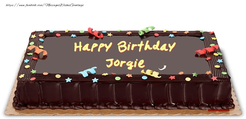 Greetings Cards for Birthday - Cake | Happy Birthday Jorgie