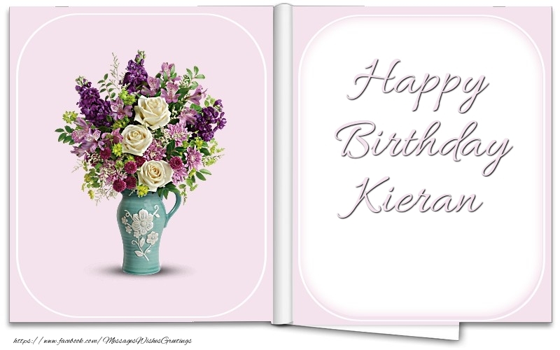 Greetings Cards for Birthday - Happy Birthday Kieran