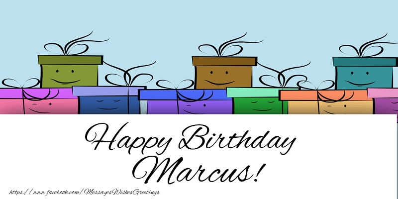 Greetings Cards for Birthday - Happy Birthday Marcus!