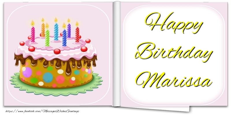 Greetings Cards for Birthday - Happy Birthday Marissa