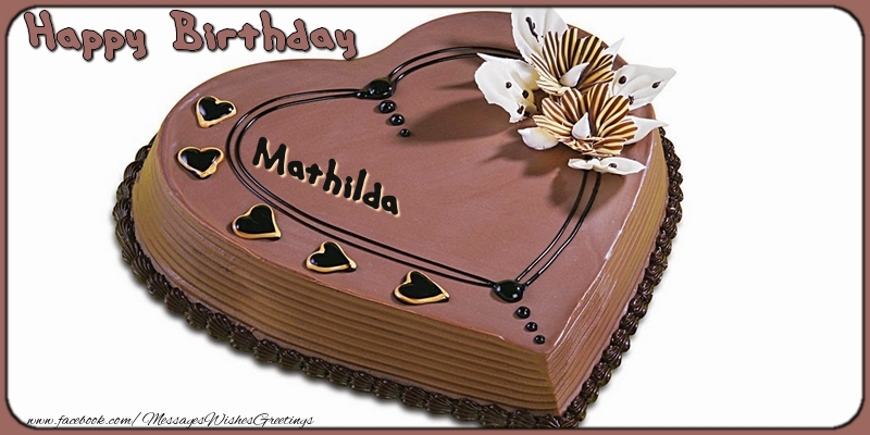 Greetings Cards for Birthday - Cake | Happy Birthday, Mathilda!