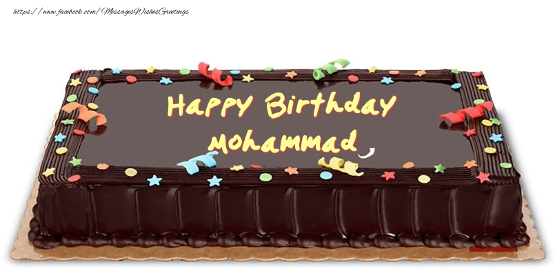 Greetings Cards for Birthday - Cake | Happy Birthday Mohammad