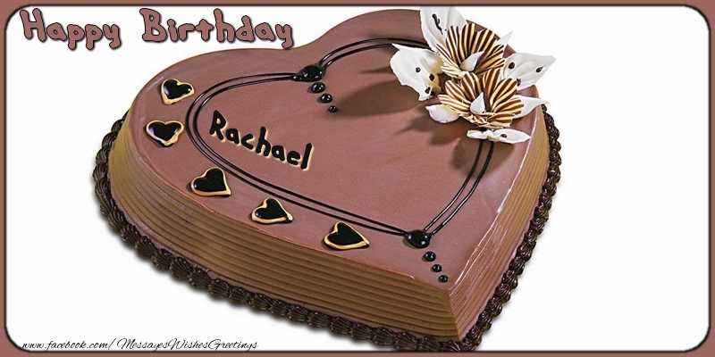 Greetings Cards for Birthday - Cake | Happy Birthday, Rachael!
