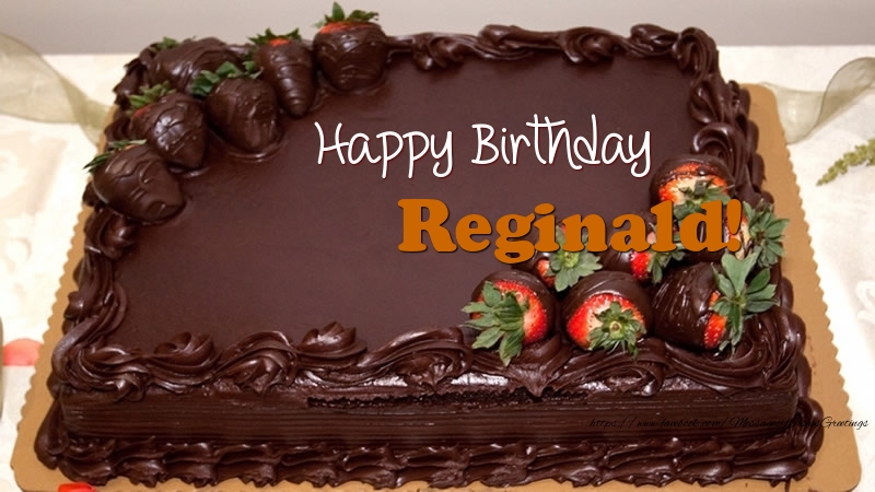  Greetings Cards for Birthday - Champagne | Happy Birthday Reginald!