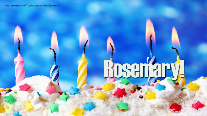 Greetings Cards for Birthday - Happy birthday, Rosemary!