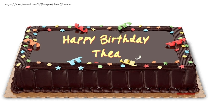 Greetings Cards for Birthday - Cake | Happy Birthday Thea