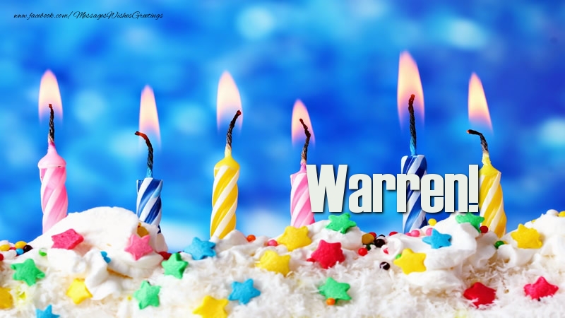 Greetings Cards for Birthday - Happy birthday, Warren!