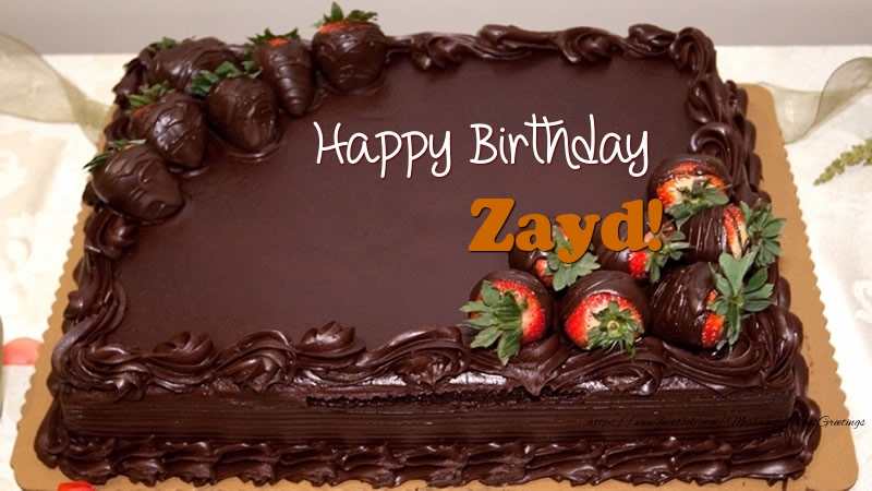 Greetings Cards for Birthday - Champagne | Happy Birthday Zayd!
