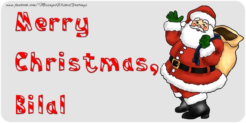 Greetings Cards for Christmas - Santa Claus | Merry Christmas, Bilal