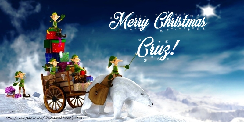 Greetings Cards for Christmas - Merry Christmas Cruz!