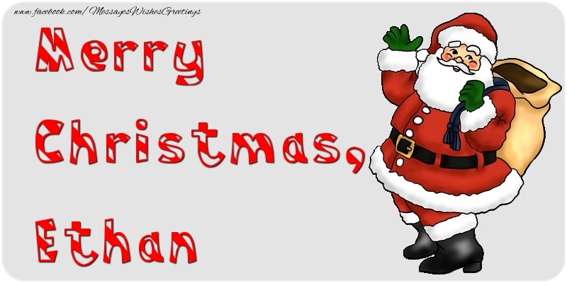 Greetings Cards for Christmas - Santa Claus | Merry Christmas, Ethan