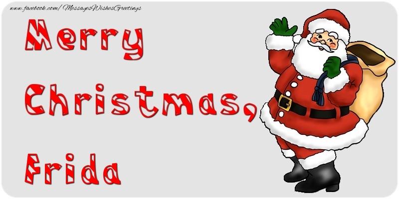Greetings Cards for Christmas - Santa Claus | Merry Christmas, Frida