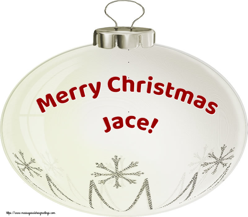 Greetings Cards for Christmas - Christmas Decoration | Merry Christmas Jace!