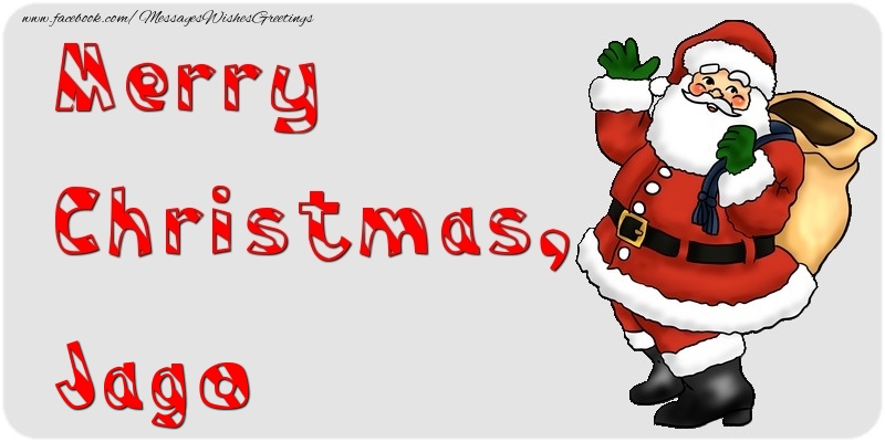 Greetings Cards for Christmas - Merry Christmas, Jago
