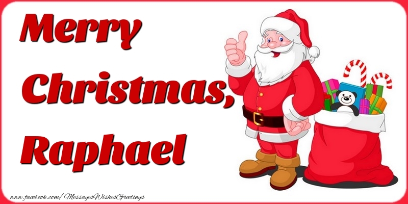 Greetings Cards for Christmas - Merry Christmas, Raphael