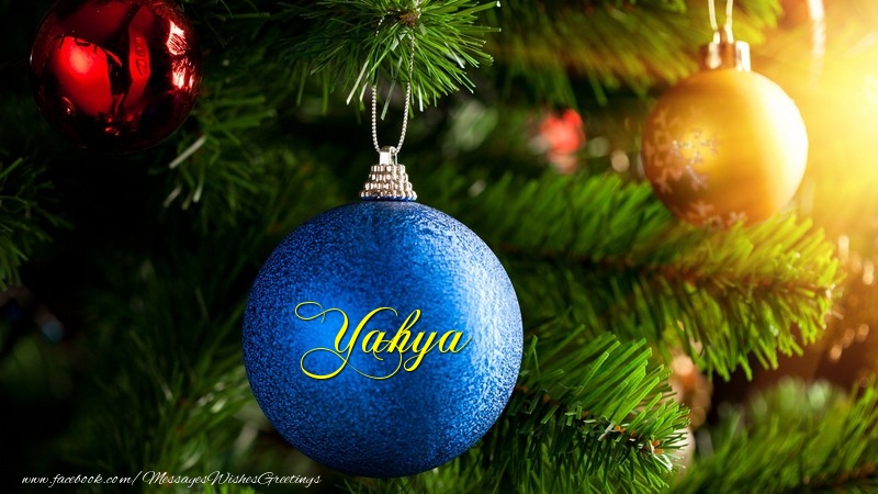 Greetings Cards for Christmas - Yahya