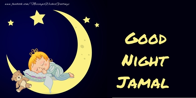 Greetings Cards for Good night - Good Night Jamal
