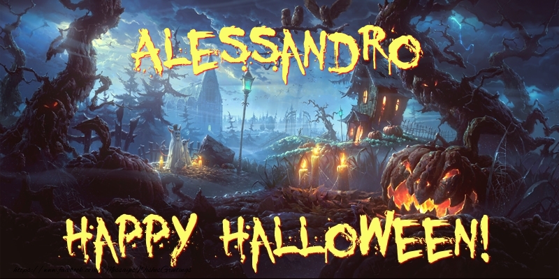 Greetings Cards for Halloween - Alessandro Happy Halloween!