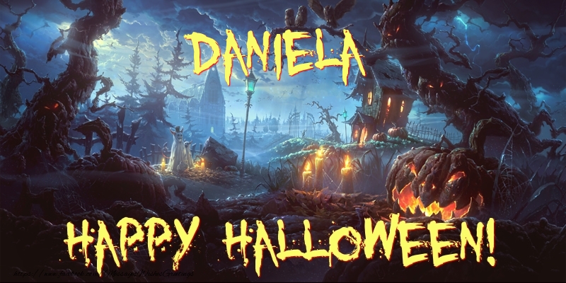 Greetings Cards for Halloween - Daniela Happy Halloween!