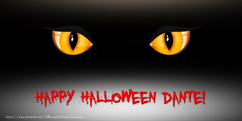 Greetings Cards for Halloween - Happy Halloween Dante!