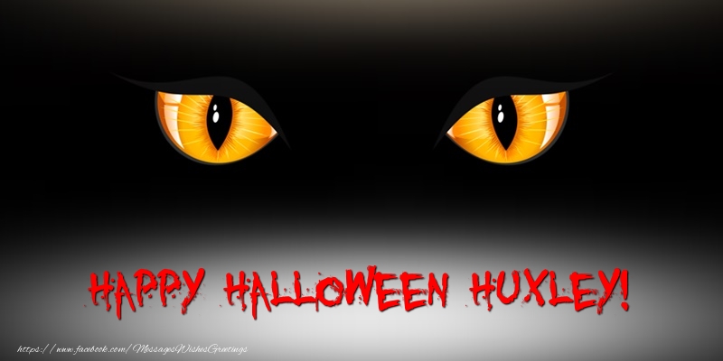 Greetings Cards for Halloween - Happy Halloween Huxley!