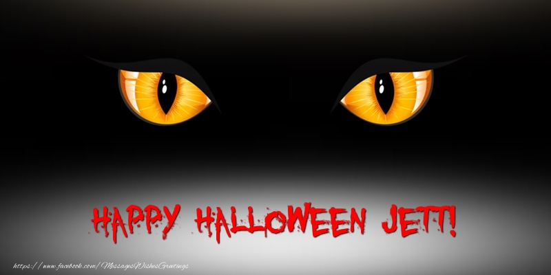 Greetings Cards for Halloween - Happy Halloween Jett!