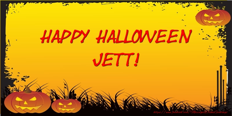 Greetings Cards for Halloween - Happy Halloween Jett!