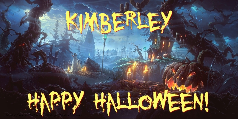 Greetings Cards for Halloween - Kimberley Happy Halloween!