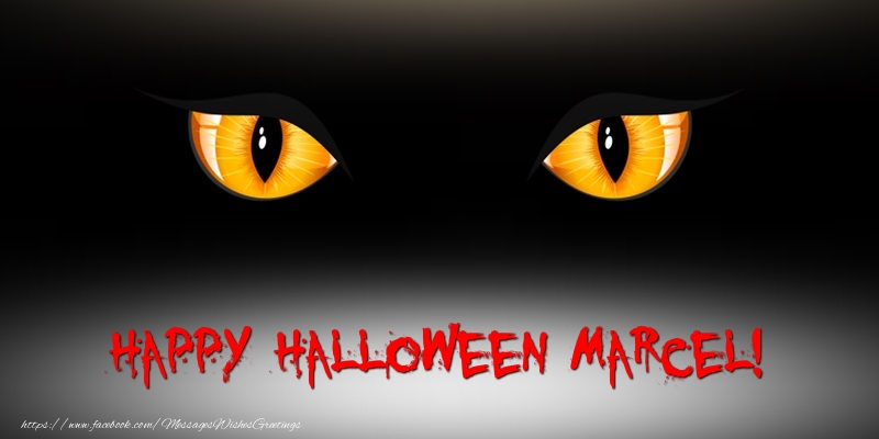 Greetings Cards for Halloween - Happy Halloween Marcel!
