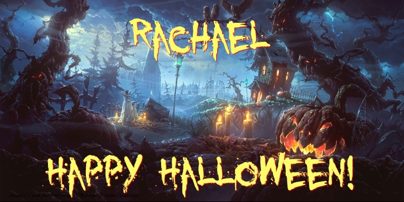 Greetings Cards for Halloween - Rachael Happy Halloween!