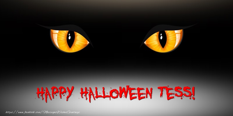 Greetings Cards for Halloween - Happy Halloween Tess!