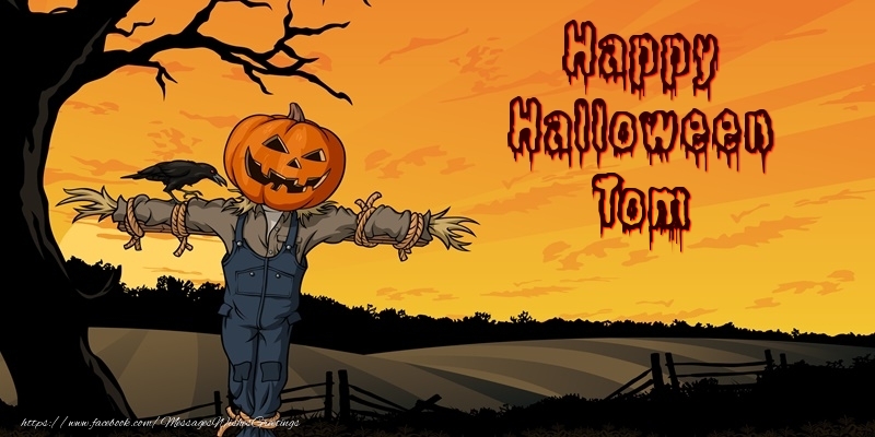Greetings Cards for Halloween - Happy Halloween Tom