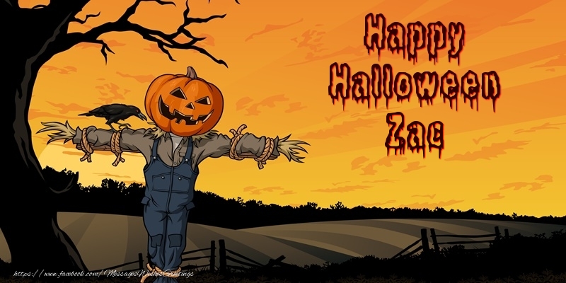 Greetings Cards for Halloween - Happy Halloween Zac