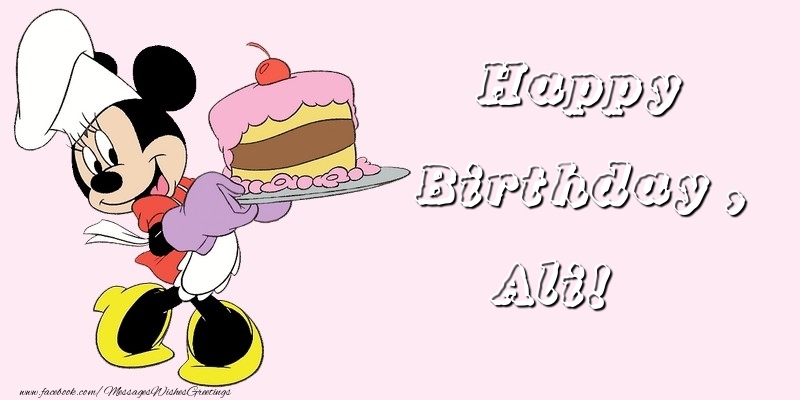  Greetings Cards for kids - Animation & Cake | Happy Birthday, Ali