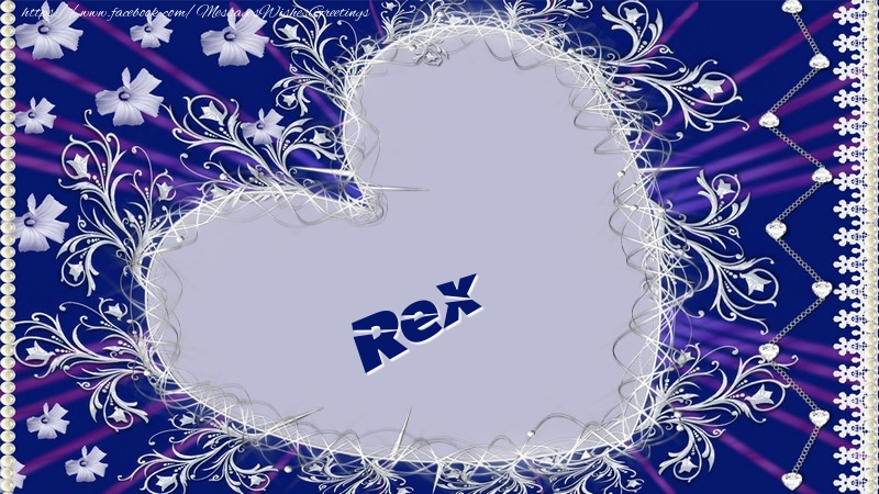 Greetings Cards for Love - Rex
