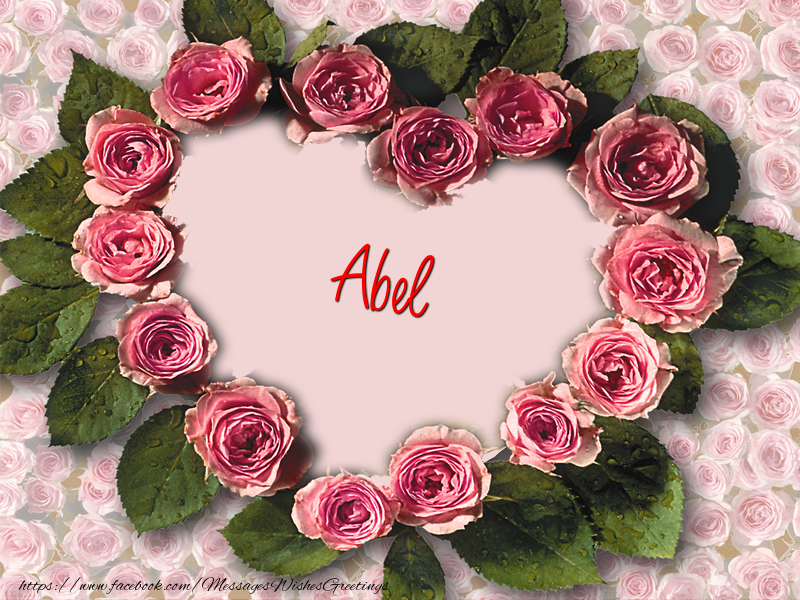 Greetings Cards for Love - Abel