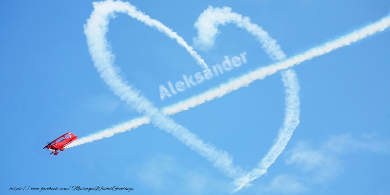 Greetings Cards for Love - Aleksander