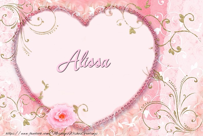 Greetings Cards for Love - Alissa