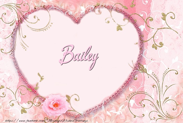 Greetings Cards for Love - Hearts | Bailey
