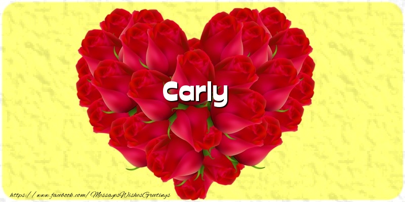Greetings Cards for Love - Hearts | Carly