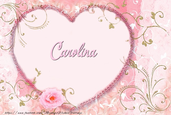 Greetings Cards for Love - Hearts | Carolina