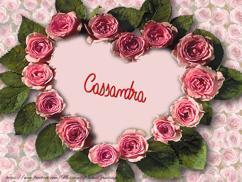 Greetings Cards for Love - Cassandra